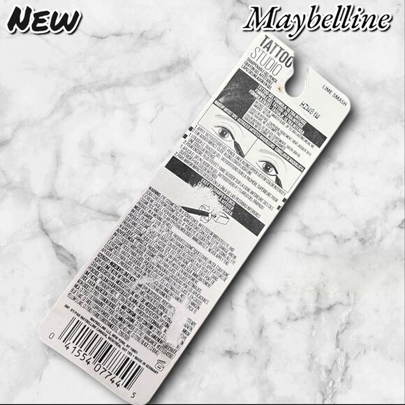 NEW Maybelline Tattoo Studio Gel Eyeliner – Lime Smash (805) – Limited Edition - Picture 3 of 4